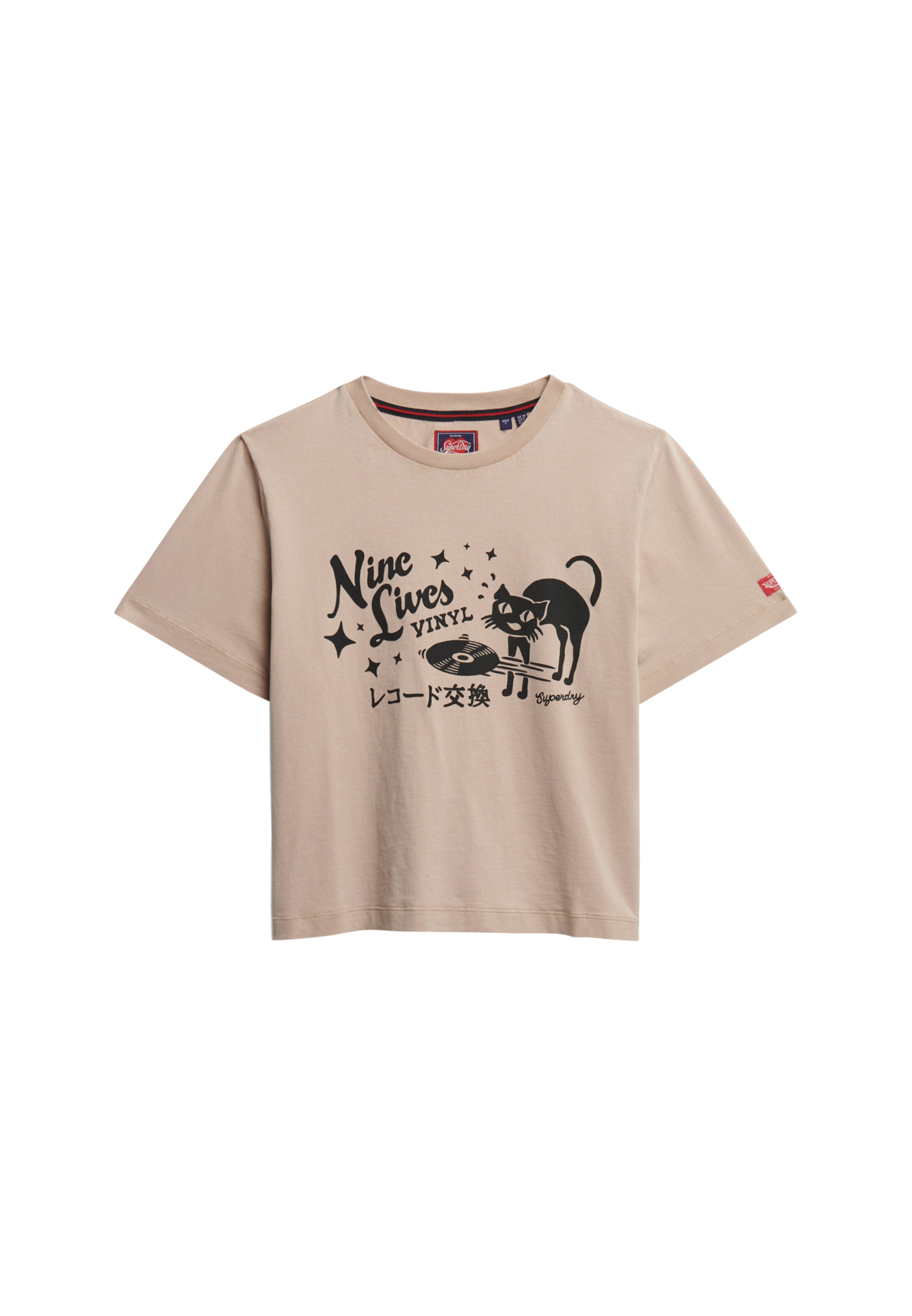 Superdry & Co Shirt 'Roadside Trade' in Beige: front