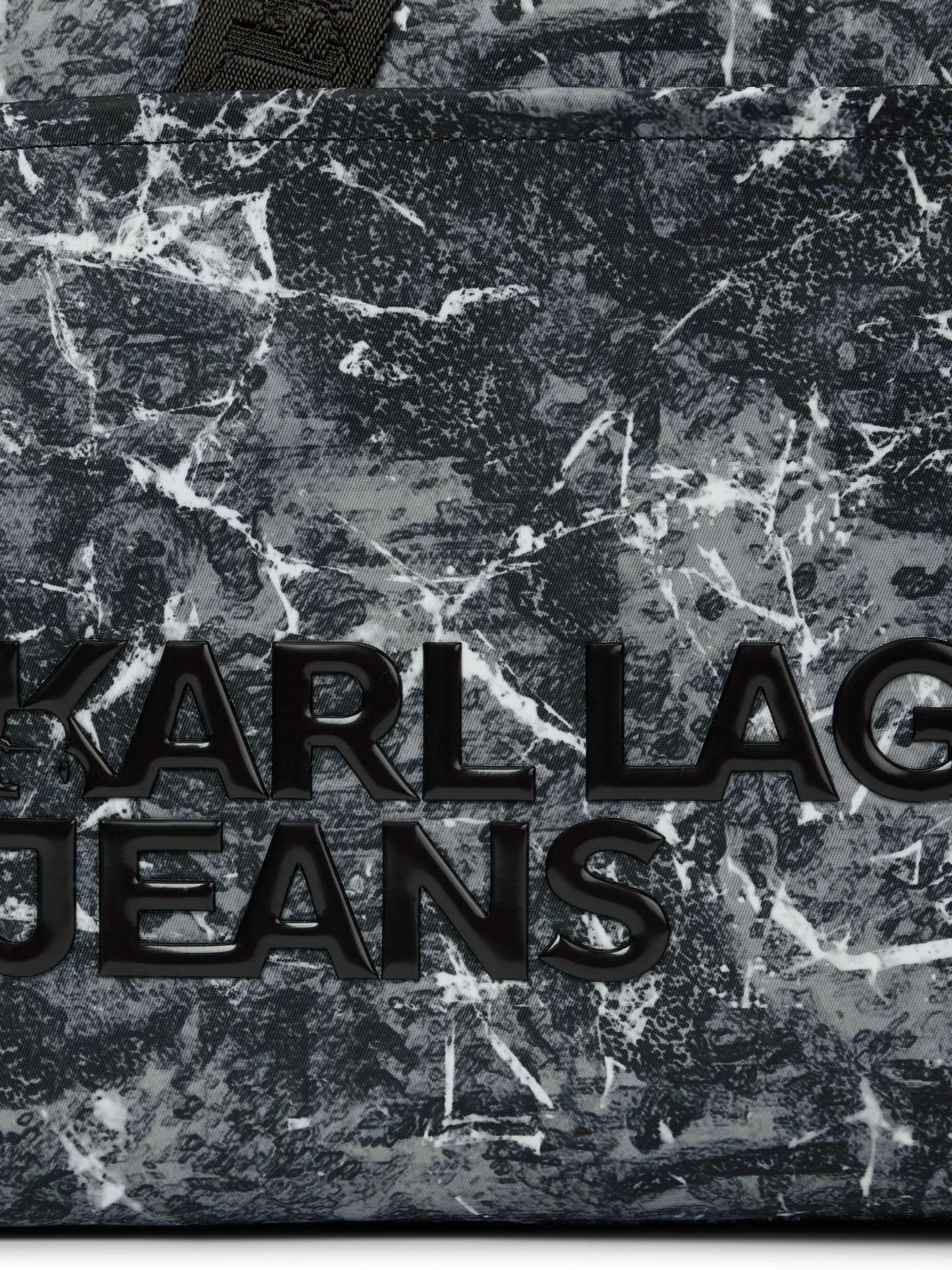 KARL LAGERFELD JEANS Potovalka za konec tedna | siva barva