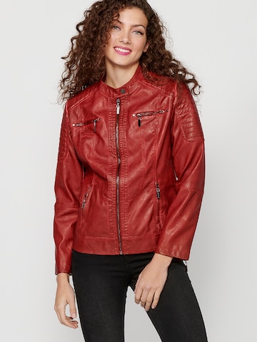 KOROSHI Between-Season Jacket in Red