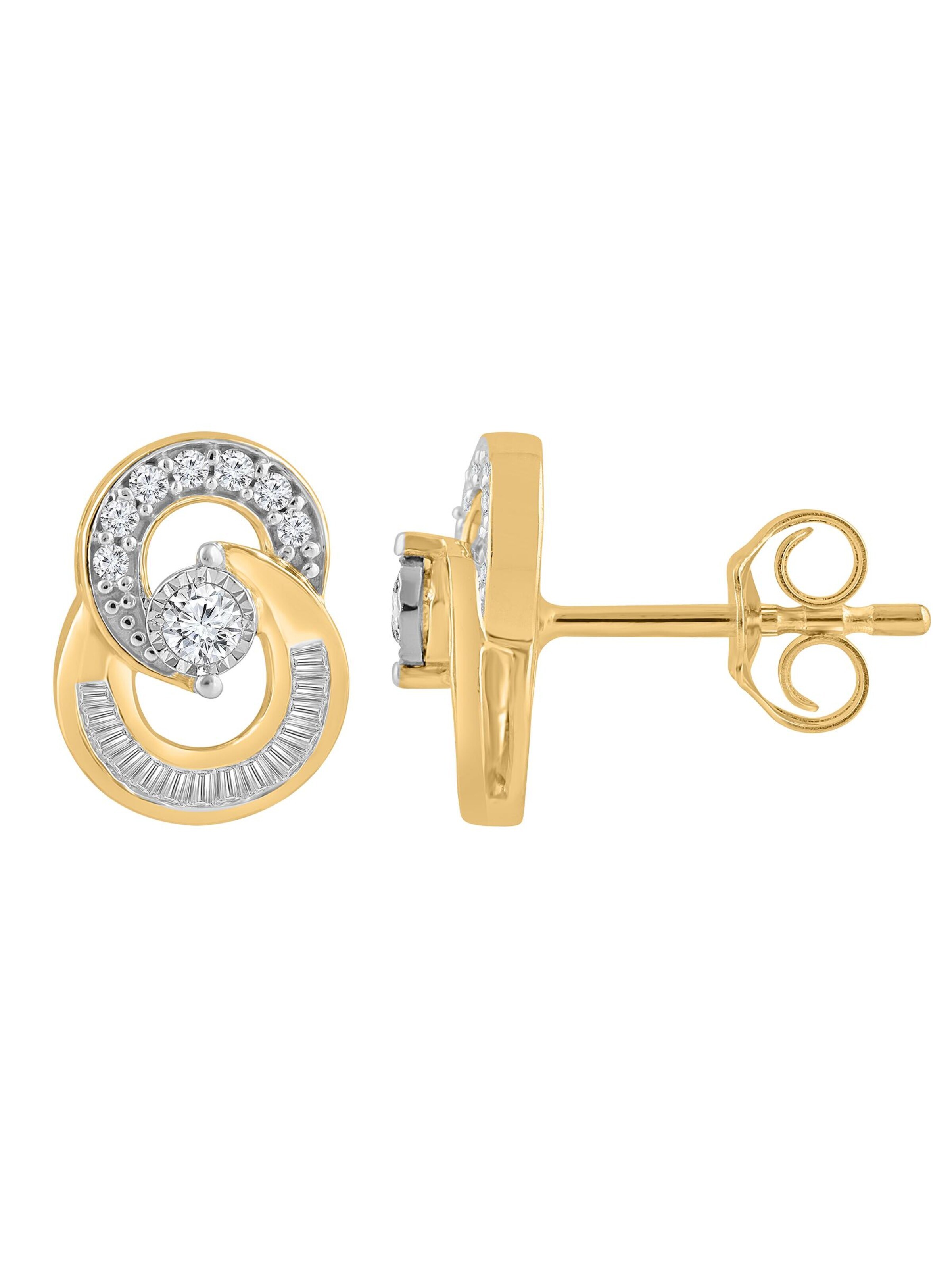Diamant Exquis - Pendientes en amarillo