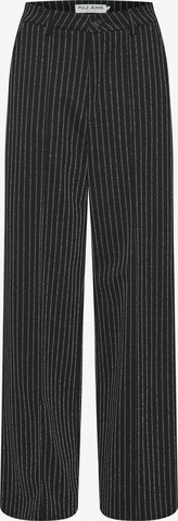 PULZ Jeans Wide leg Pantalon 'Kira' in Zwart: voorkant