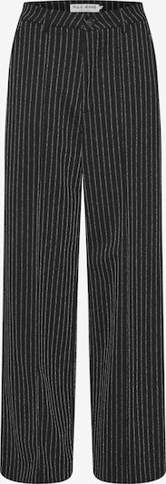 PULZ Jeans Bügelfaltenhose 'Kira' in silbergrau / schwarz, Produktansicht