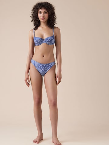 CALZEDONIA Bikinihose 'Paisley' in Blau