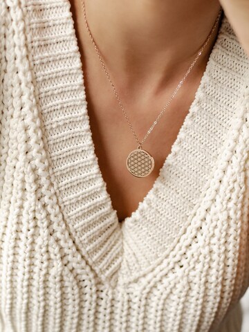 Hey Happiness Kette 'Flower of Life'‌‌‌‌‌‌‌‌‌‌ in Gold: Vorderseite