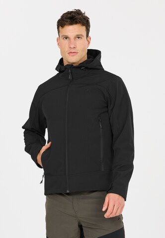 Whistler Softshelljacke 'Frontier' in Schwarz: Vorderseite