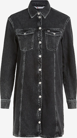 Tommy Jeans Jurk in Zwart: voorkant