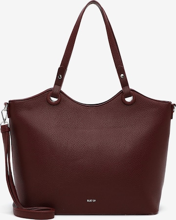 Borsa a spalla ' Brest RUE 09 ' di Emily & Noah in rosso: frontale