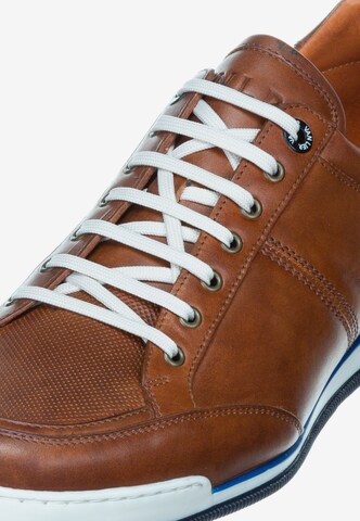 VANLIER Athletic Lace-Up Shoes 'Magnus' in Brown