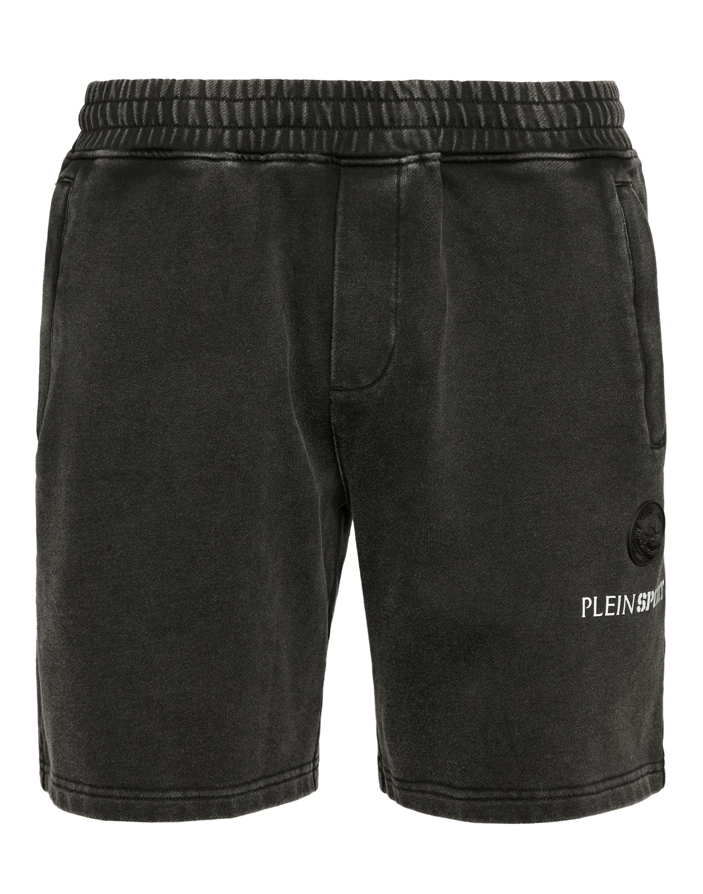 Plein Sport Regular Broek in Zwart: voorkant