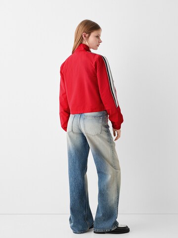 Bershka Between-Season Jacket in Red