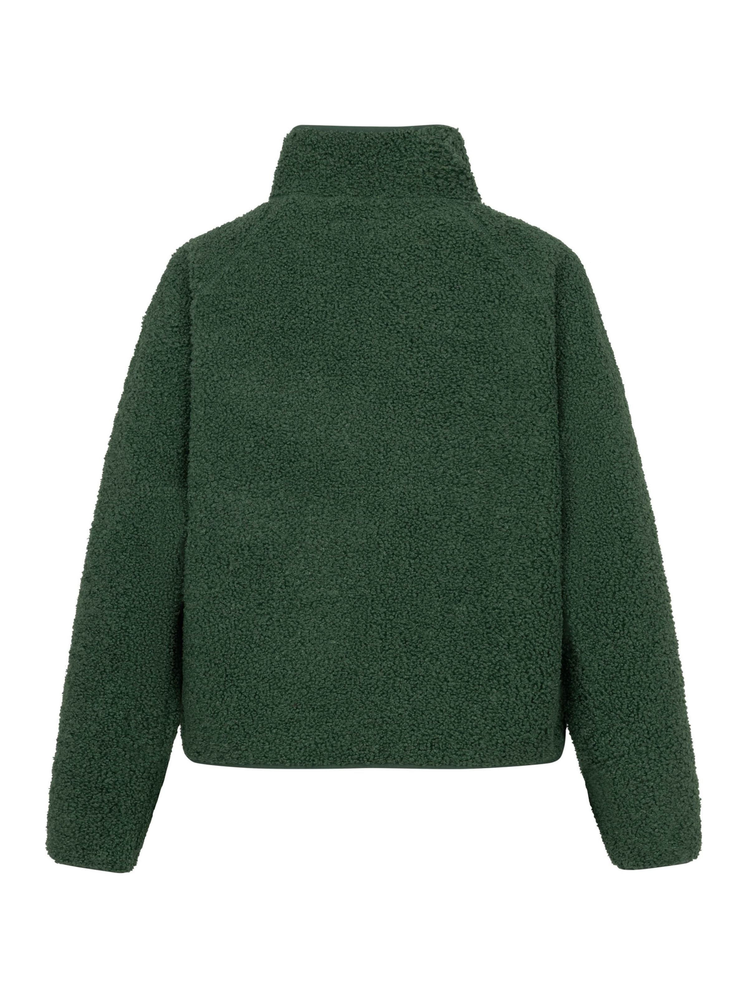 Derbe Fleece Jacket 'Kuschelby' in Green
