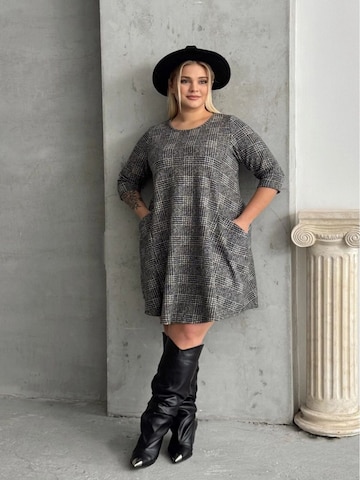 Stil Diva Dress in Grey