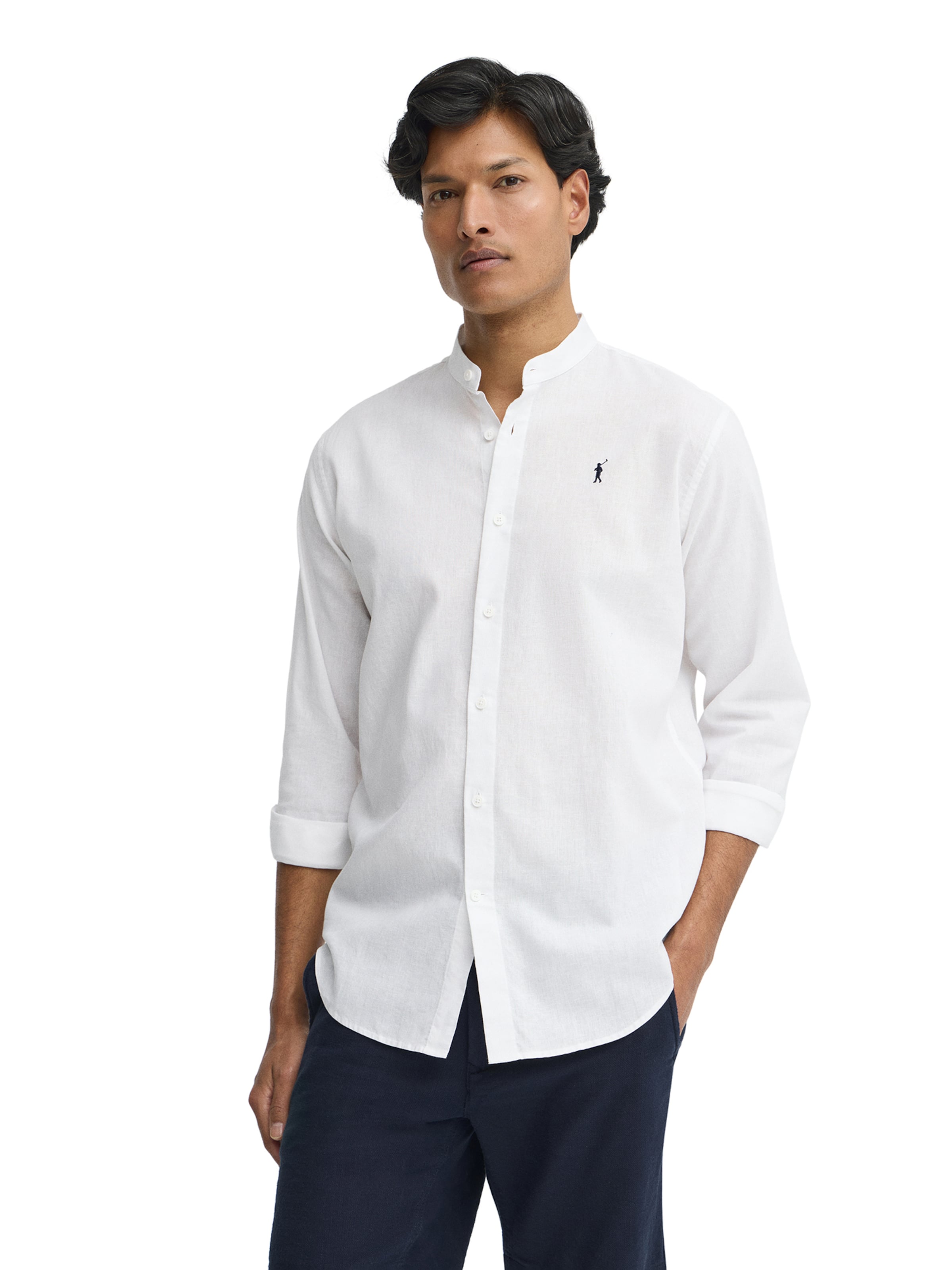 Polo Club Regular fit Button Up Shirt in White: front