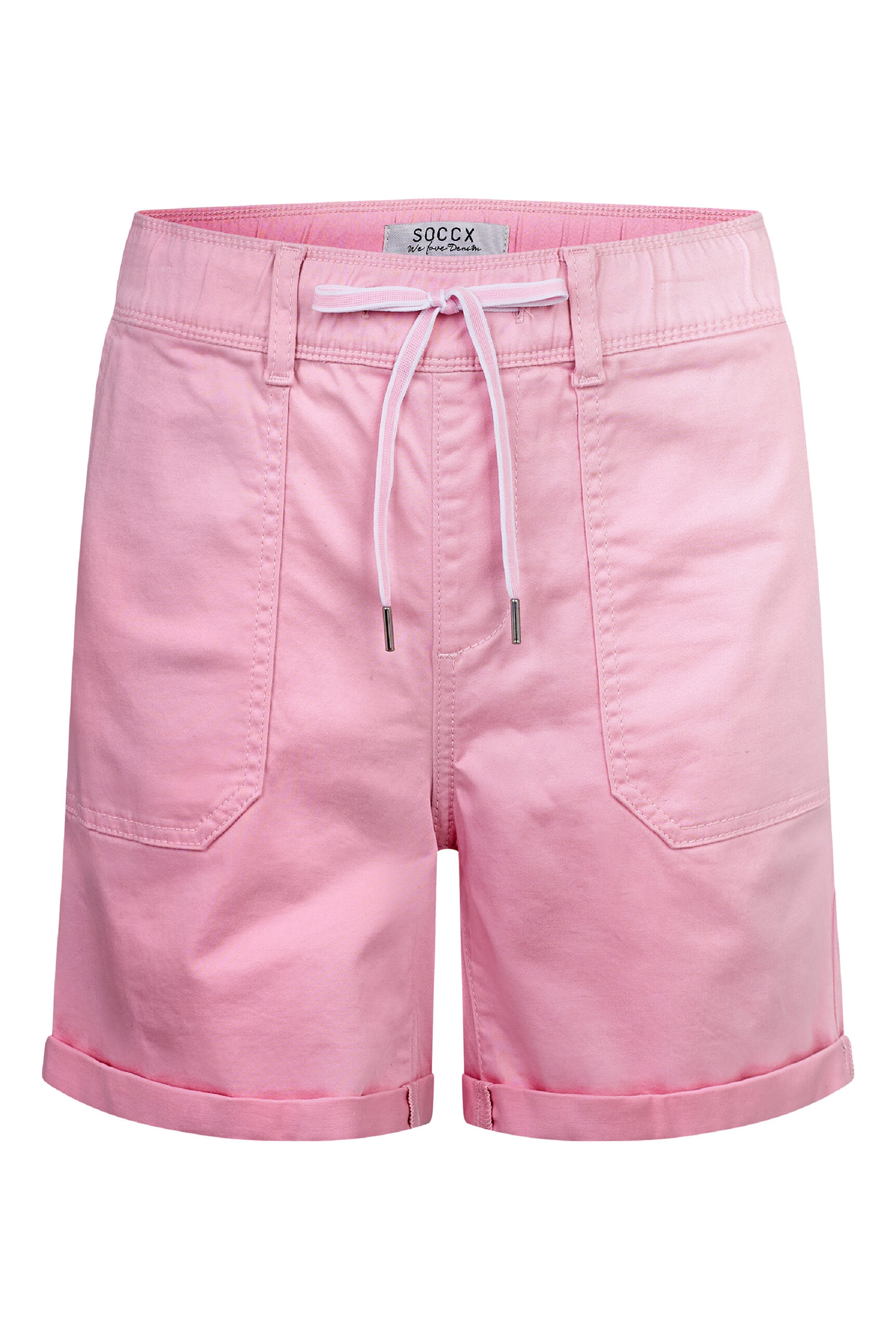 Soccx Loosefit Bermuda CA:YA Relaxed Fit in Pink: Vorderseite