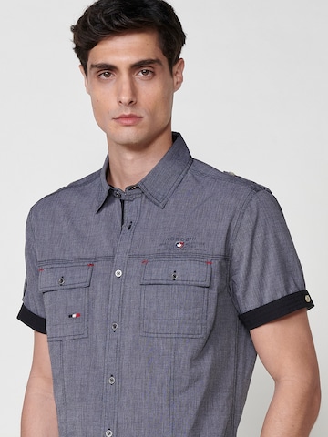KOROSHI Regular Fit Skjorte i sort