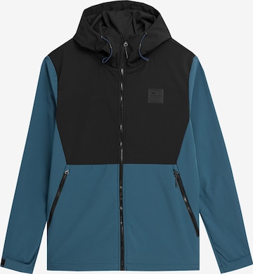 Veste outdoor 4F en bleu : devant