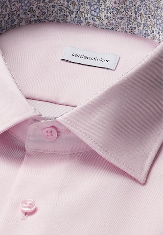 Coupe regular Chemise business 'SMART CLASSICS' SEIDENSTICKER en rose