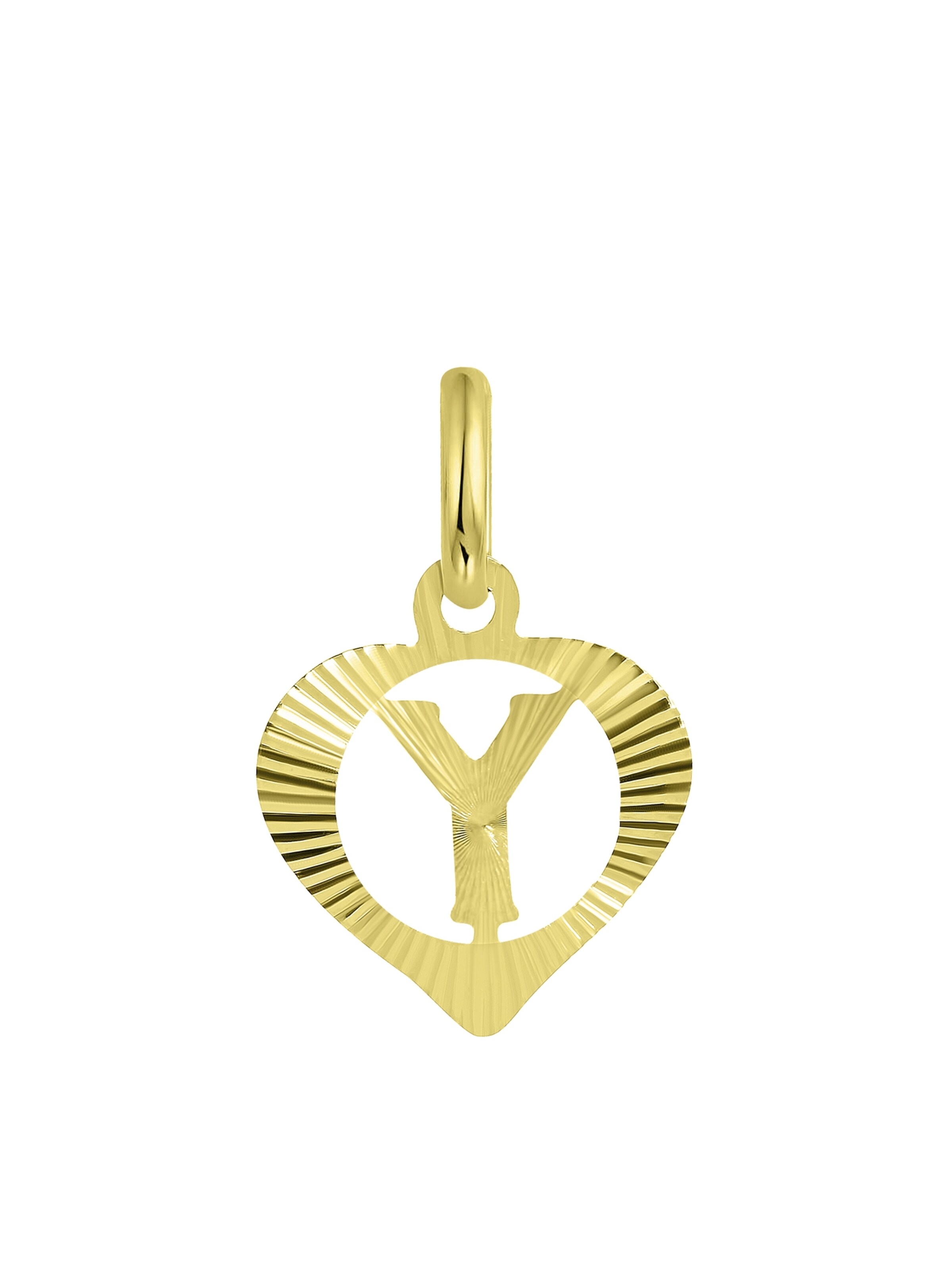 Lucardi Hangers 'Buchstabe' in Goud: voorkant