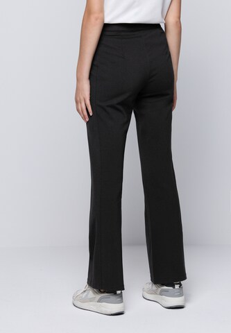 Street One Studio Bootcut Hose 'Punto di Roma' in Schwarz