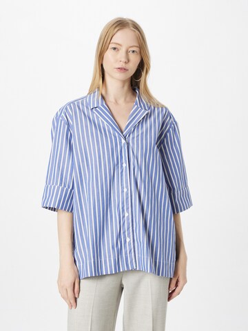 Monki Blouse in Blue: front