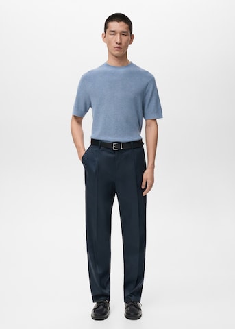 MANGO MAN Loosefit Hose 'Lighter' in Blau