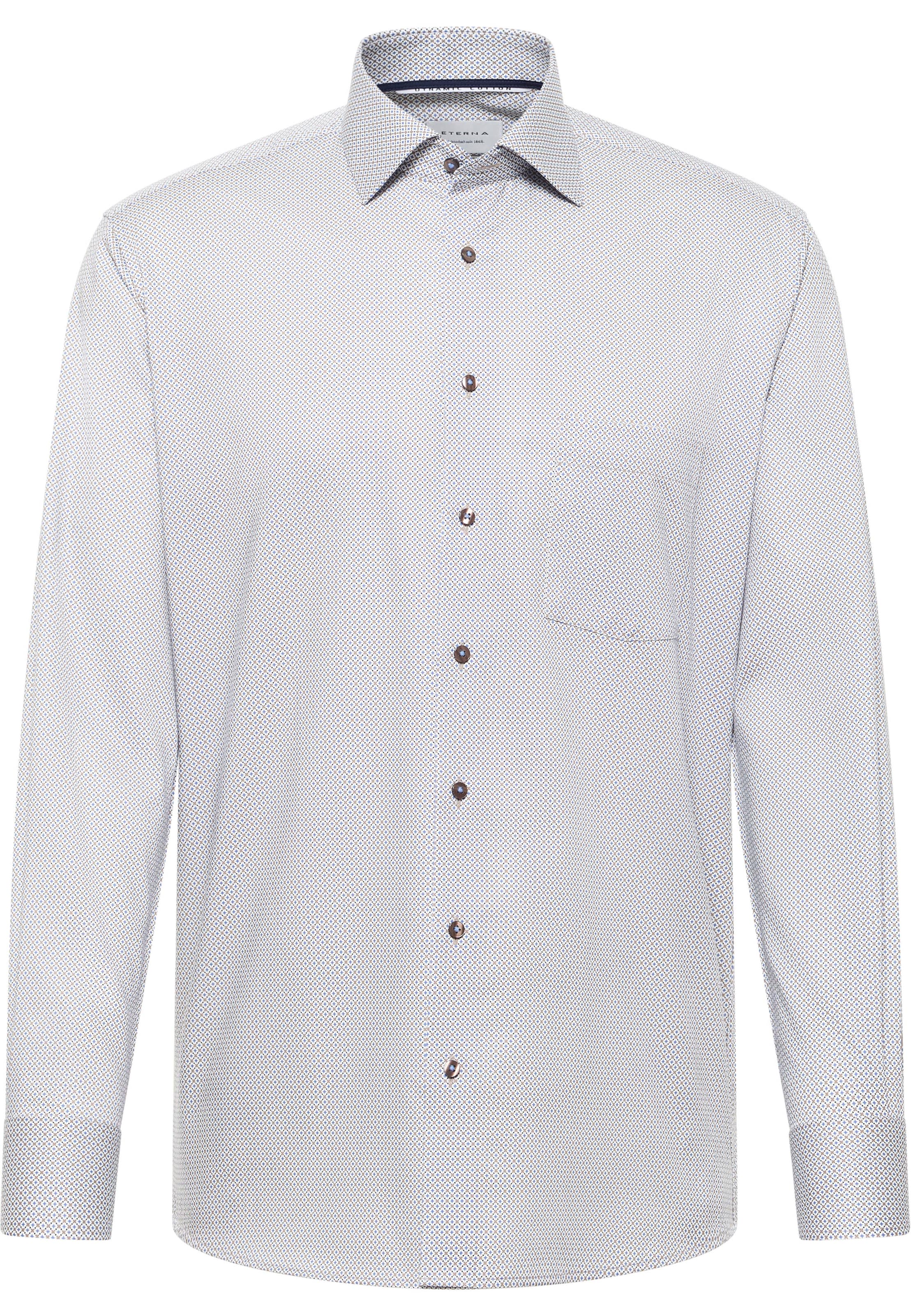 ETERNA Regular fit Business shirt in Grey: front