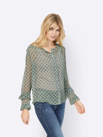 heine - Blusa em verde: frente