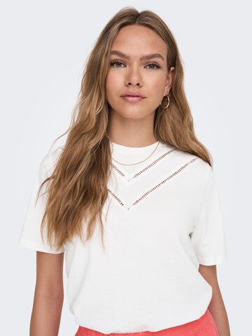 JDY T-Shirt 'Ninne' in Weiß