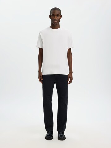 SELECTED - Camiseta 'SLHSpencer' en blanco