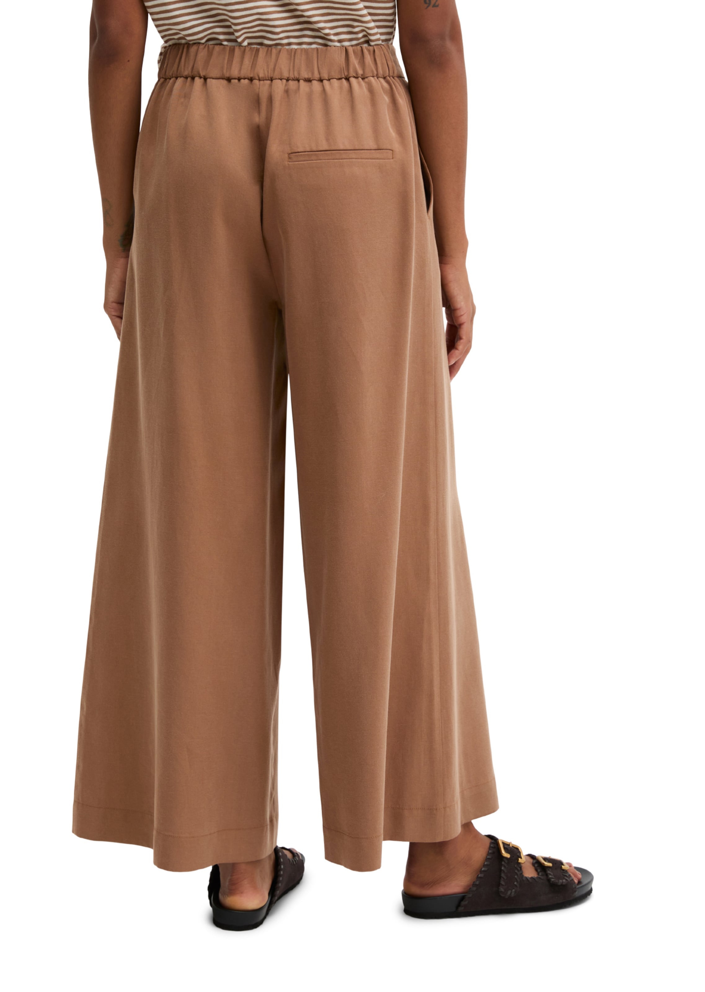 Wide Leg Pantalon Marc O'Polo en marron