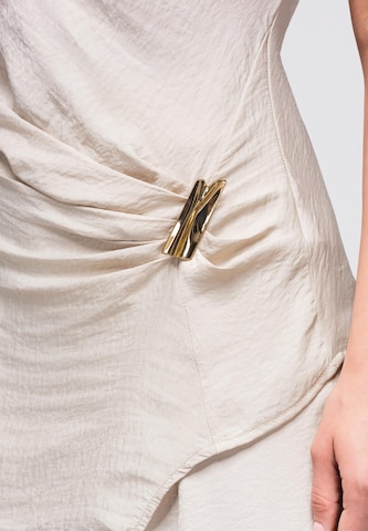 Ombre Bluse in Beige