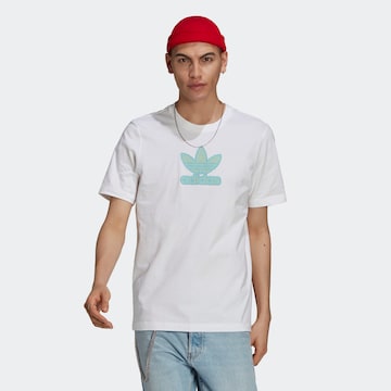 T-Shirt ADIDAS ORIGINALS en blanc : devant