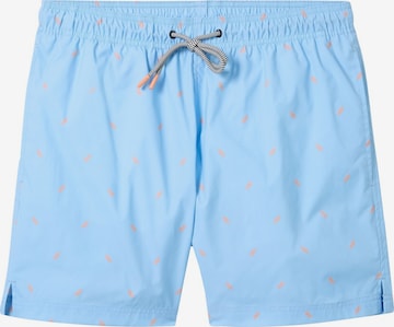 TOM TAILOR DENIM Board Shorts in Blue: front