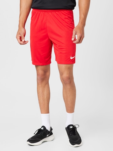 NIKE - regular Pantalón deportivo en rojo: frente