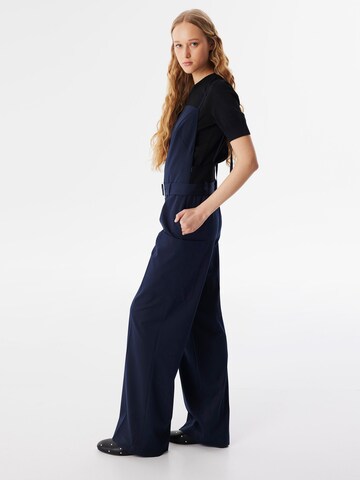 Twist Jumpsuit in Blue