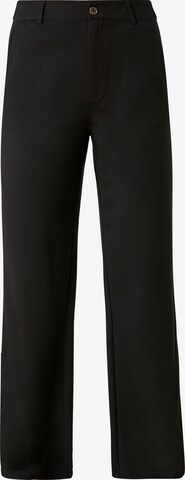 s.Oliver Wide Leg Hose in Schwarz