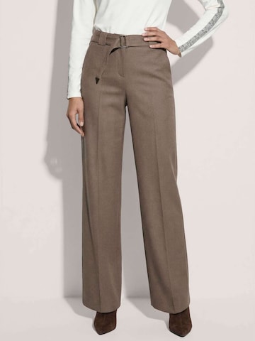 MADELEINE Loosefit Broek in Bruin: voorkant