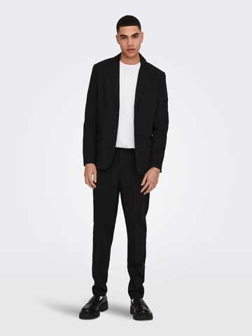 Only & Sons Slim fit Suit 'EVE' in Black: front
