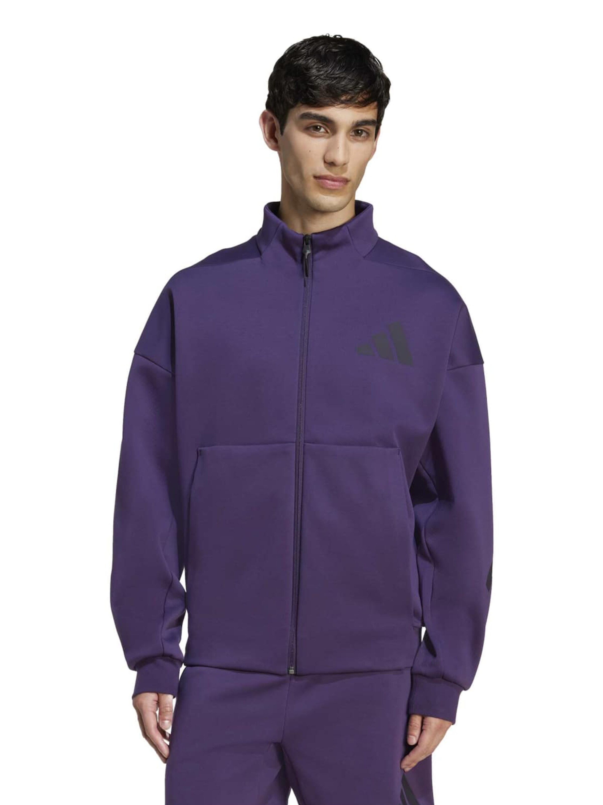 ADIDAS SPORTSWEAR - Casaco de treino em moletão 'Z.N.E.' em roxo: frente