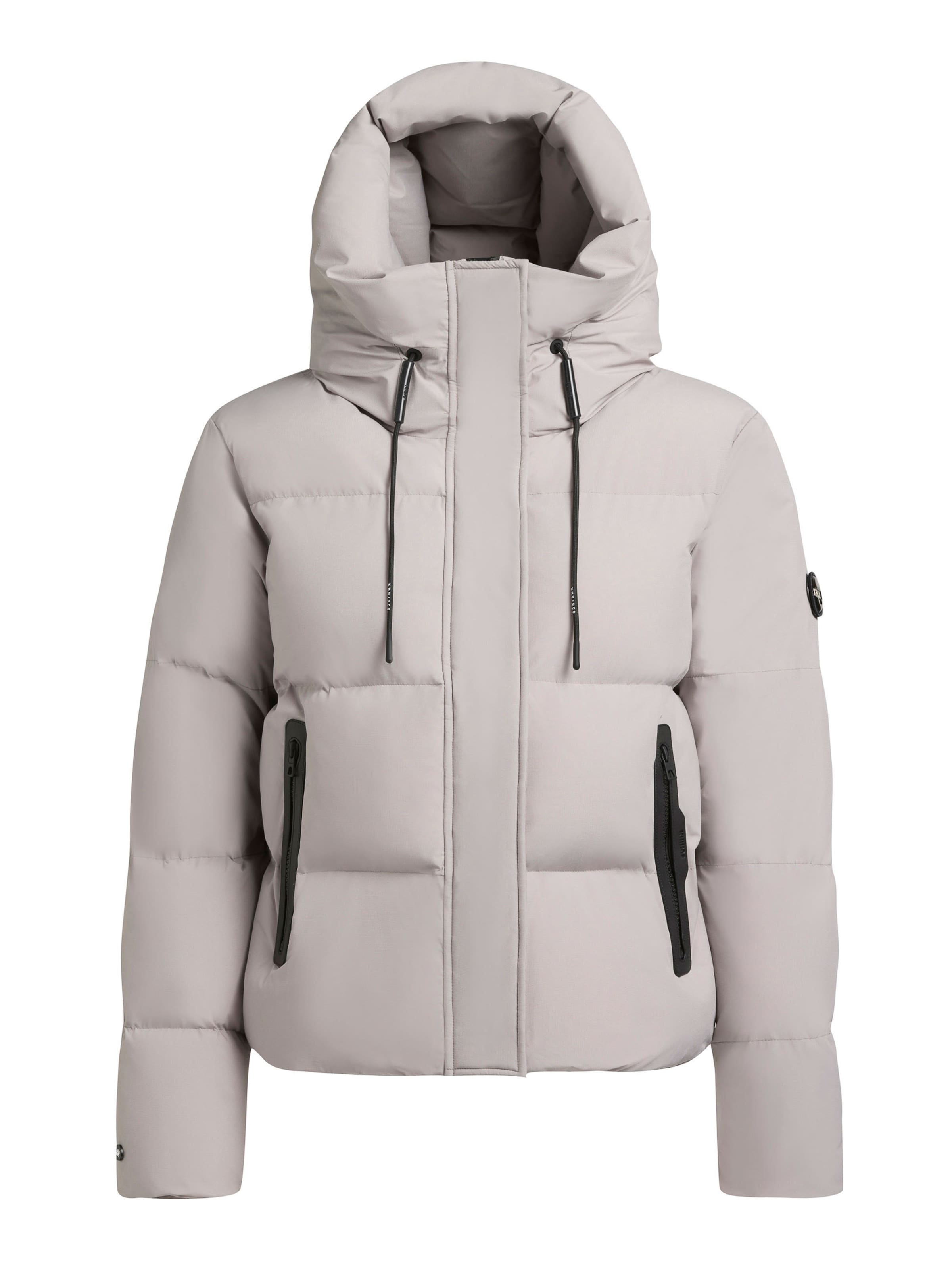 khujo Jacke 'Enits Matt' in Grau: Vorderseite