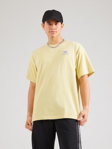 ADIDAS ORIGINALS Shirt 'BUTTER' in Geel: voorkant