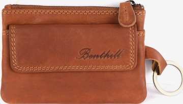 Benthill Key Ring in Brown: front