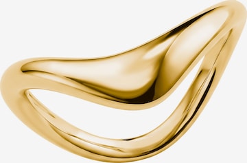 Thomas Sabo Ring in Wellenform in Gold: Vorderseite