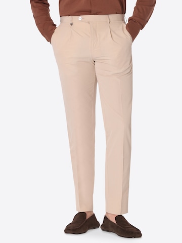 Distretto12 Regular Hose 'AREZZO' in Beige: Vorderseite