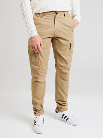 Tapered Pantaloni cargo 'Ferron' di Vintage Industries in verde: frontale