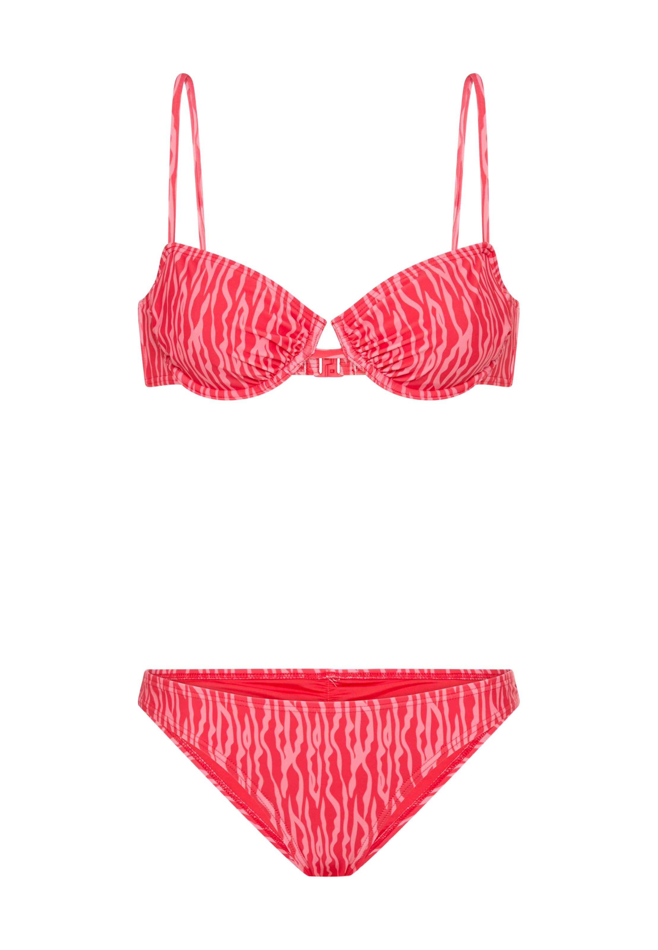 LSCN by LASCANA T-shirt Bikiny – oranžová: přední strana