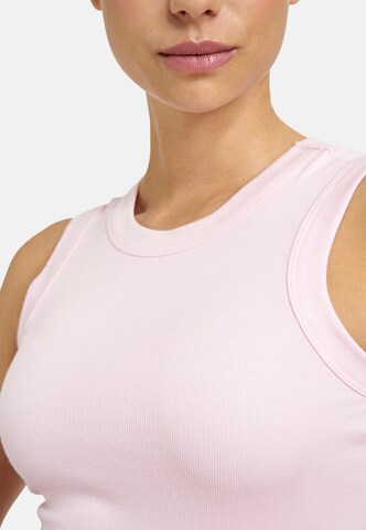 Milano Italy Geripptes Tanktop in Rot