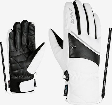 ZIENER Athletic Gloves 'KAIKA AS(R) AW' in White: front