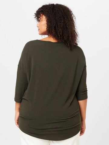 ONLY Carmakoma Shirt 'Lamour' in Green