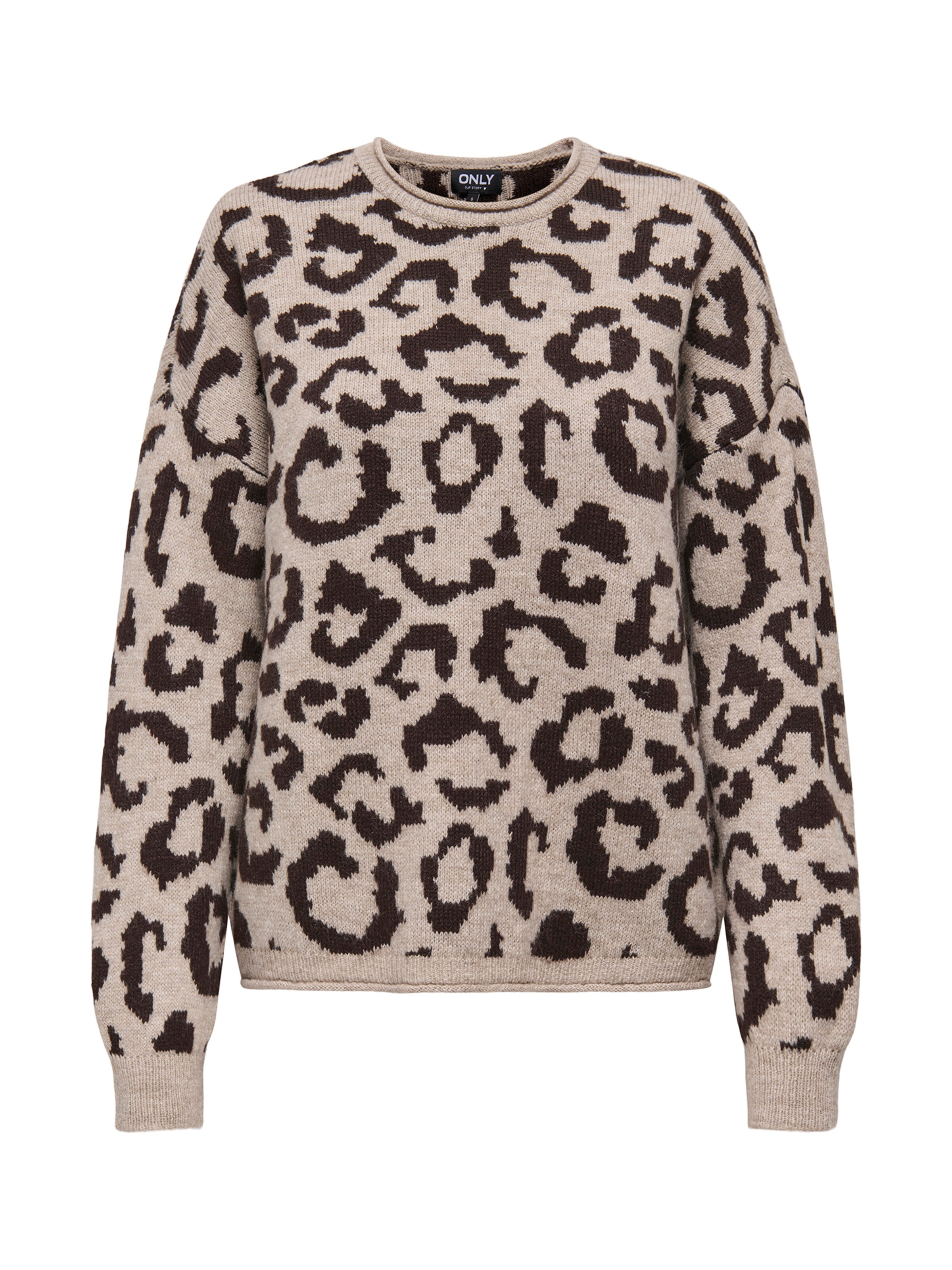 Pullover 'ONLJADE' in XS ONLY di colore beige / marrone scuro, Visualizzazione prodotti